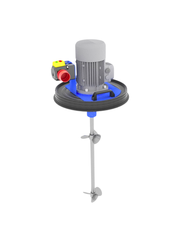 Elektrisk fatomrörare för plastfat MBEP-500 (med lock, 120–220 l, 500 mPa*s)