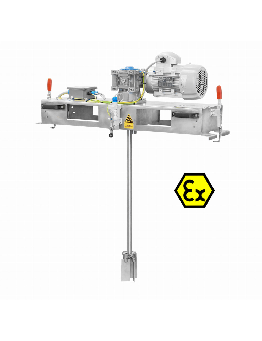 Elektrisk ATEX IBC-omrörare MKE-10000 Ex (II 2GD, styrskåp utanför Ex-zonen)