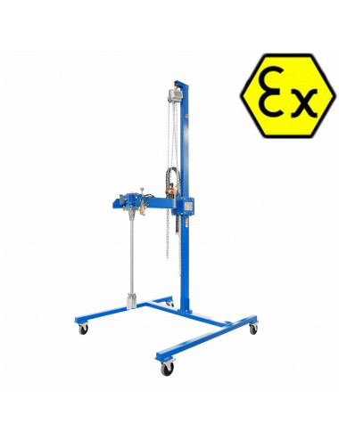 Stationär pneumatisk IBC-omrörare MSRP-5000 EKO Ex (ATEX gas och damm)